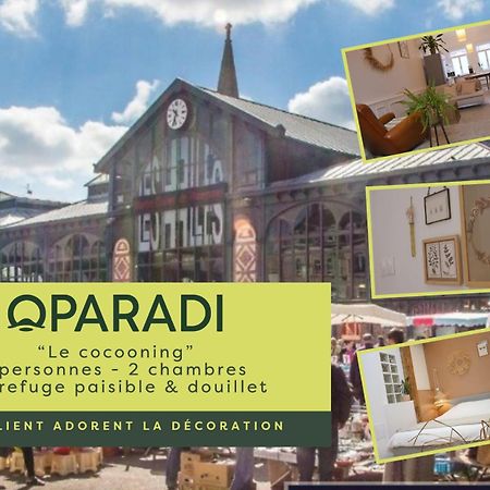Oparadi "Le Coconing" En Plein Coeur Du Marche De Wazemmes Lille Zewnętrze zdjęcie